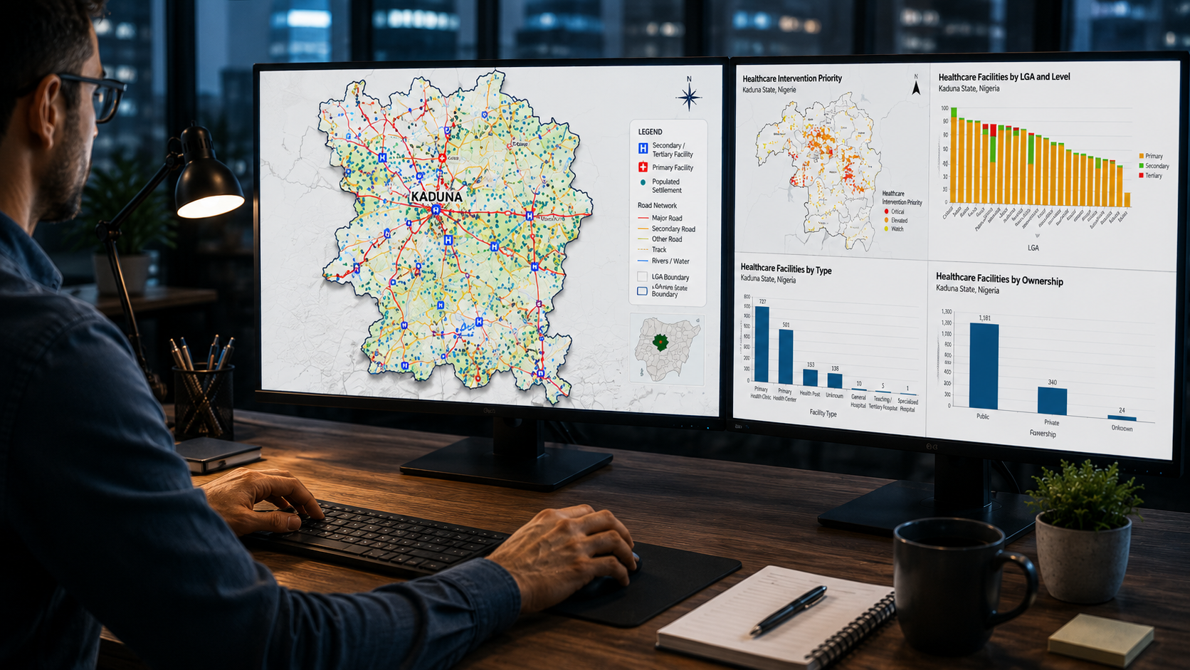 Specialized GIS support for spatial data analysis and mapping
